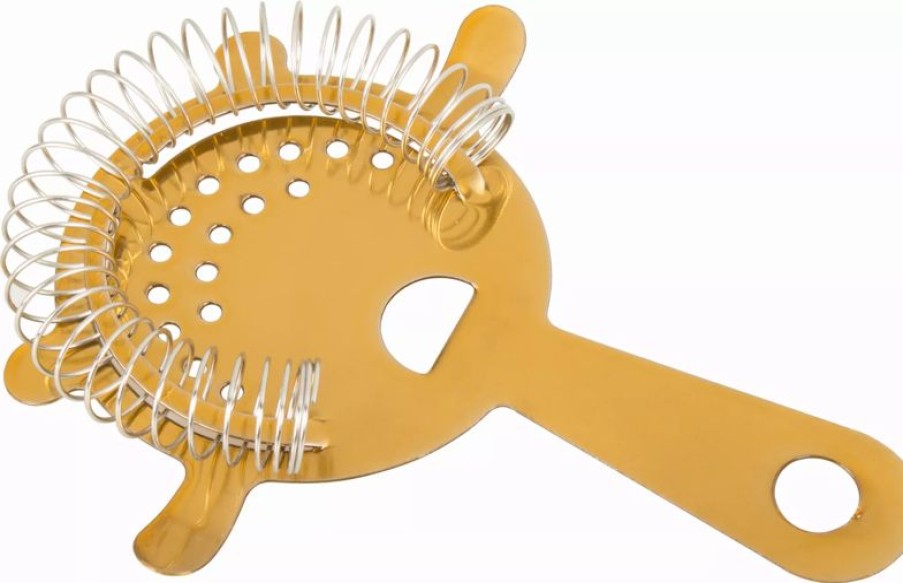 Barzubehor Barstuff Barsiebe & Strainer | Barsieb, Edelstahl - Goldfarben (8Cm)