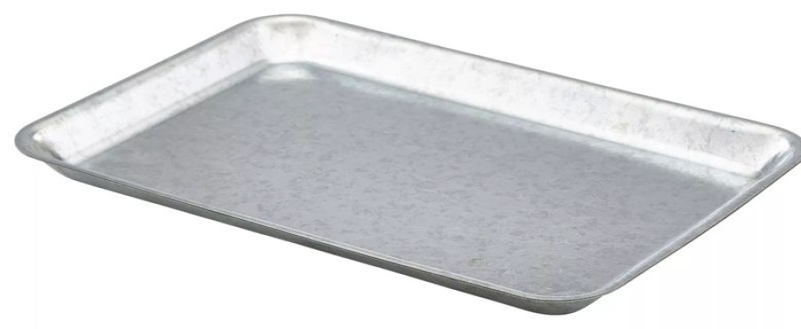 Gastetisch Barstuff Serviergeschirr | Tablett, Galvanisierter Stahl - 31,5X21,5Cm