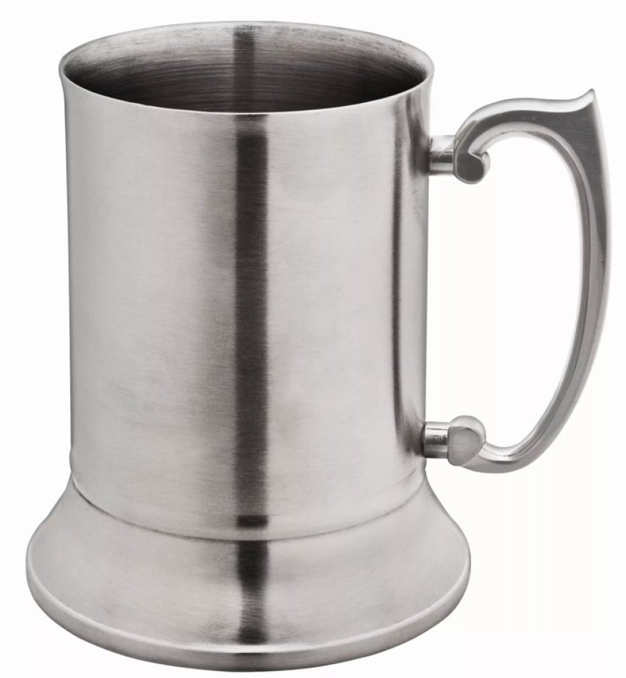 Glaser Barstuff Kupferbecher & Metallbecher | Trinkkrug, Stahl - 450Ml