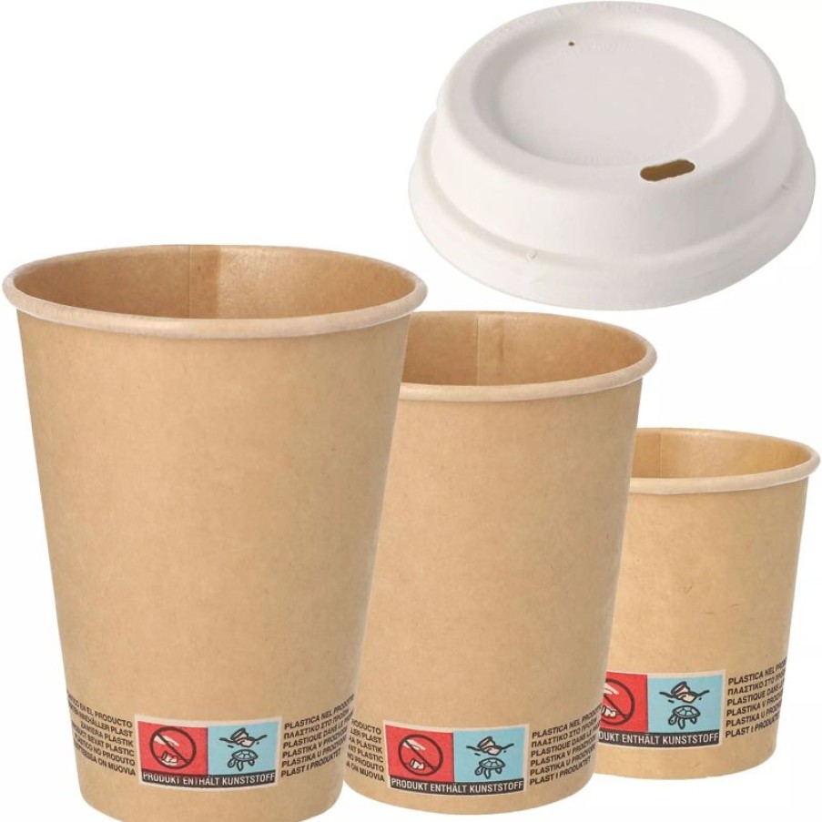 Barzubehor Barstuff Kaffeebecher & Co. | Deckel Fu00Fcr Espressobecher, Plastik Weiu00Df - 6Cm (50 Stk.)