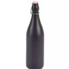 Gastetisch Barstuff Vasen | Bu00Fcgelflasche Steingut, Schwarz - 1,0L (6 Stk.)