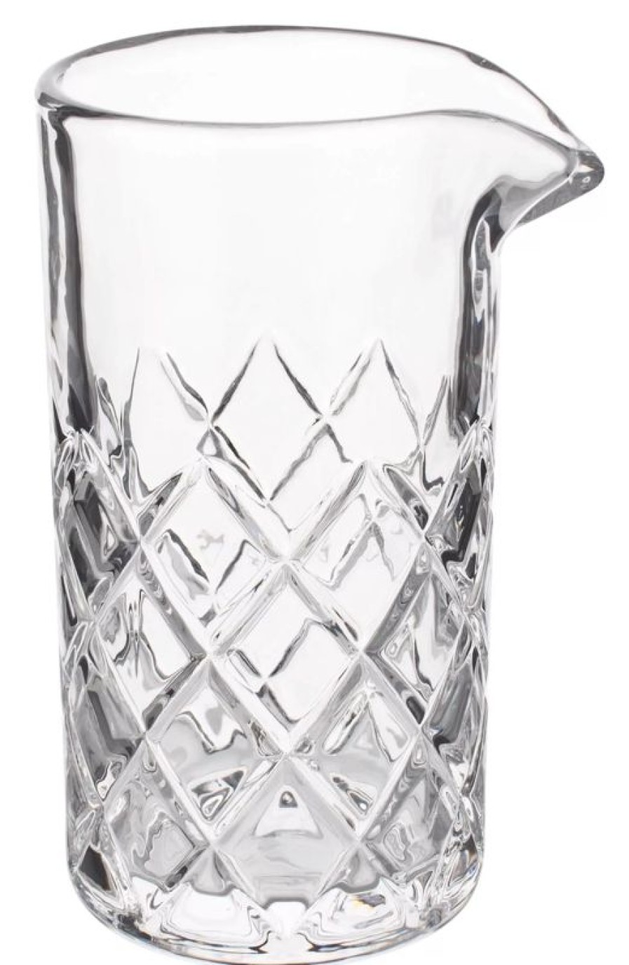 Barzubehor Barstuff Ruhrglaser | Ru00Fchrglas Tall Diamantschliff, Mit Ausgusslippe, Prime Bar - 770Ml