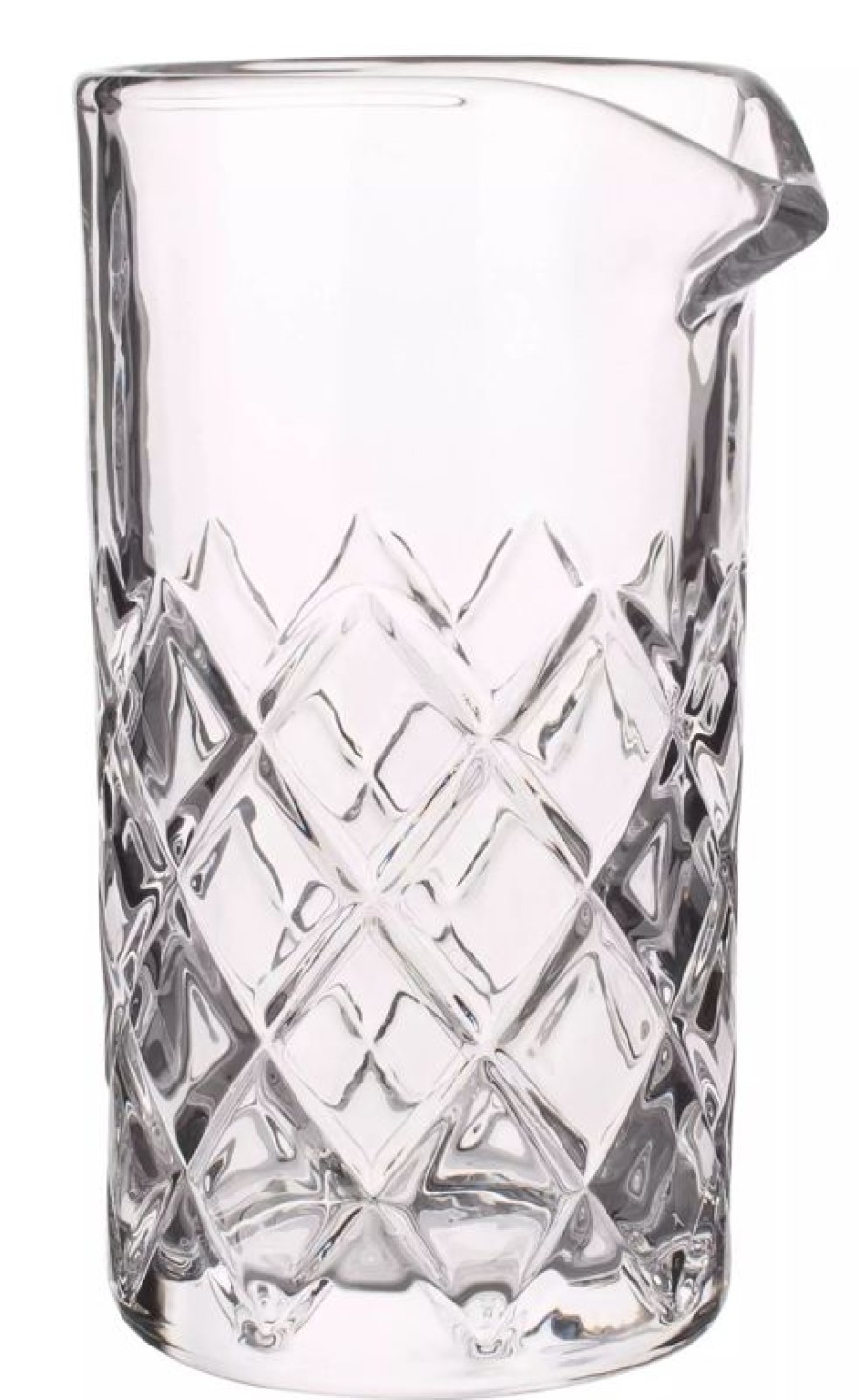 Barzubehor Barstuff Ruhrglaser | Ru00Fchrglas Tall Diamantschliff, Mit Ausgusslippe, Prime Bar - 770Ml