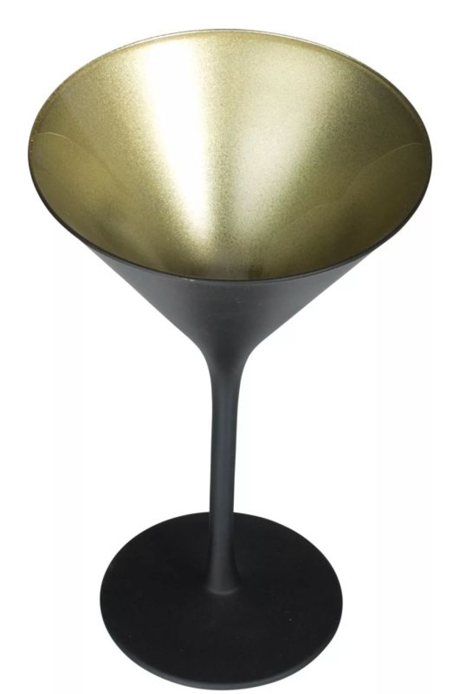 Glaser Barstuff Martini Glaser | Martiniglas, Matt Schwarzgold, Elements Stu00F6Lzle - 240Ml (1 Stk.)