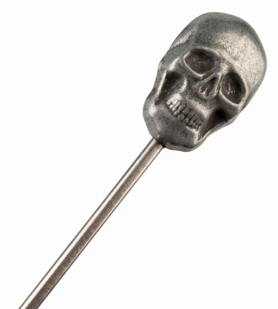 Verbrauchsartikel Barstuff Cocktaildekoration | Cocktailspieu00Df, Metall - Skull (10 Stk.)