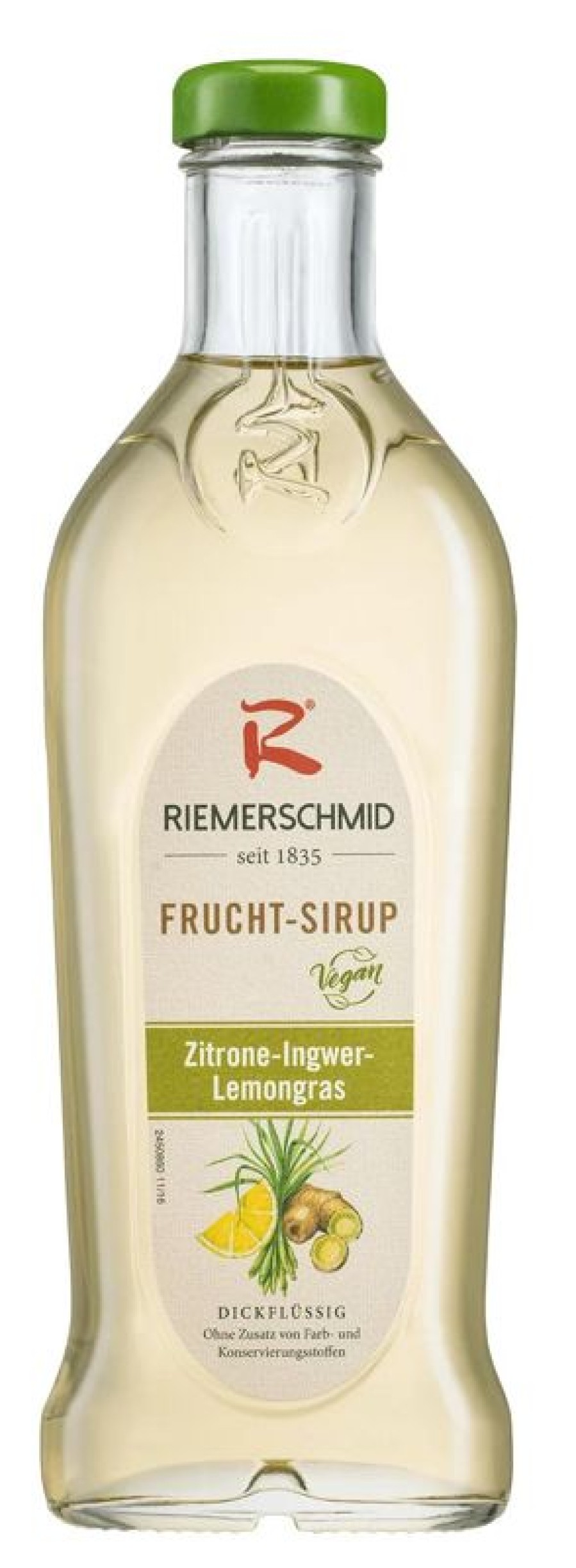 Verbrauchsartikel Barstuff Riemerschmid Sirup | Zitrone-Ingwer-Zitronengras - Riemerschmid Frucht-Sirup (0,5L)