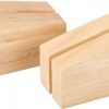 Gastetisch Barstuff Tischaufsteller & Kartenhalter | Kartenhalter Holz - 8,5X6X4,5Cm (2 Stk.)