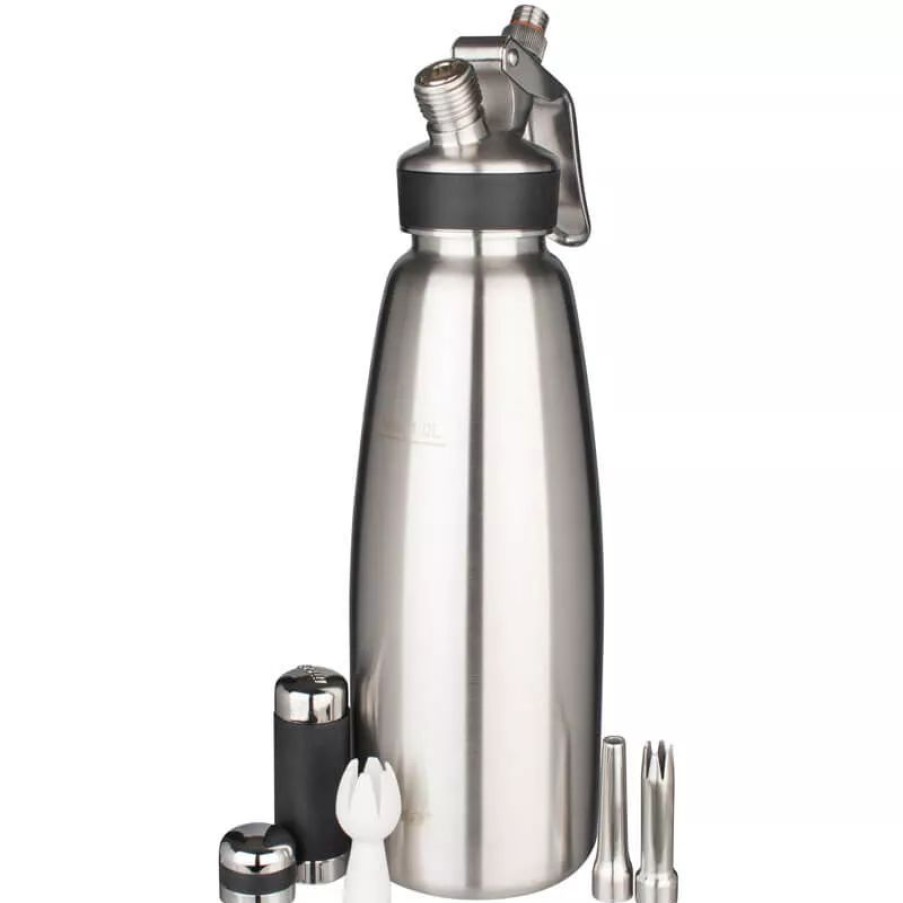 Barzubehor Barstuff Sahne&Siphons | Sahnesiphon Mosa, Edelstahl Gebu00Fcrstet - 1000Ml