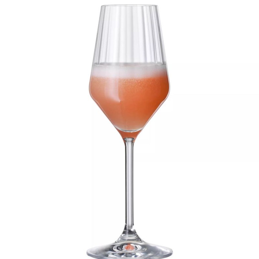 Glaser Barstuff Kristallglaser | Champagnerglas Lifestyle, Spiegelau - 310Ml, 0,1L Eiche (1 Stk.)