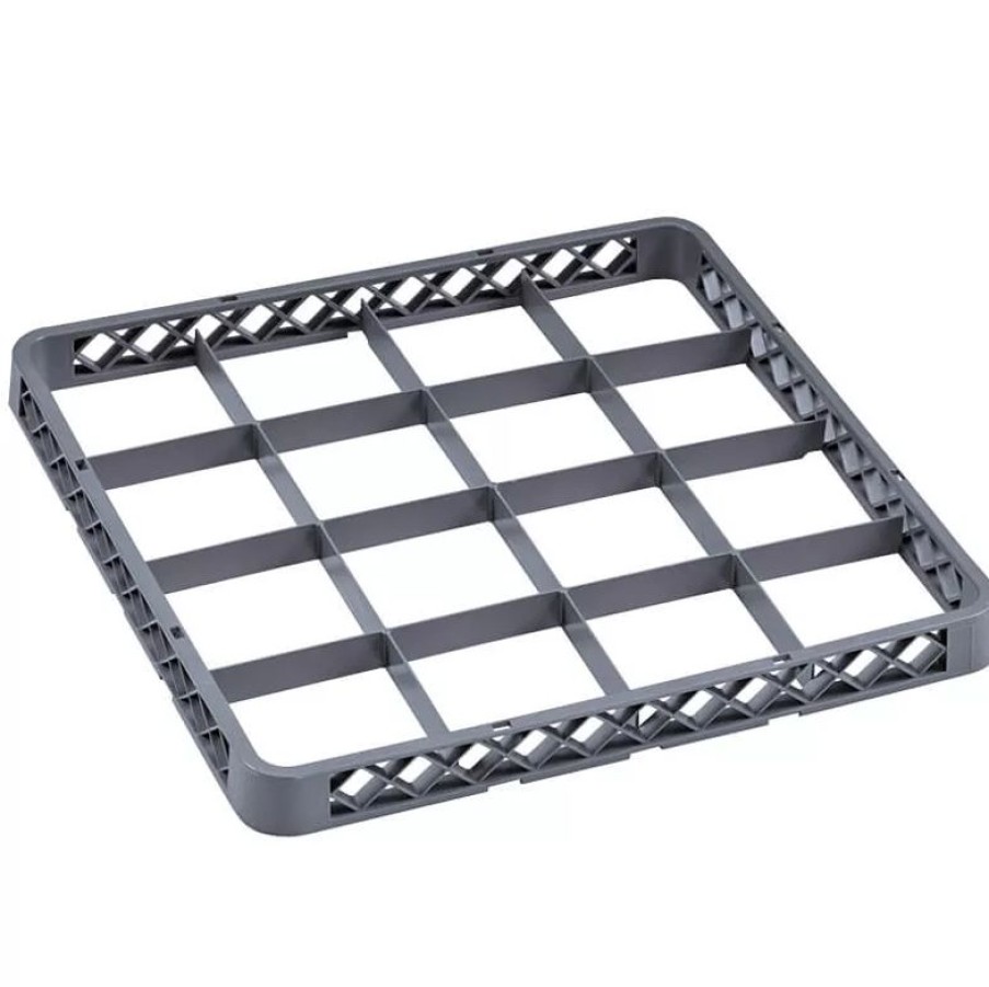 Servicepersonal Barstuff Spulkorbe | Aufsatz Spu00Fclkorb 16-Fach, Grau (Rack 98) - 50X50X4,5Cm