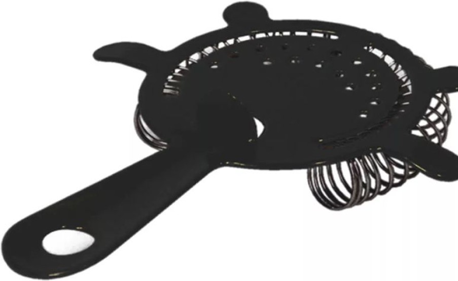 Barzubehor Barstuff Barsiebe & Strainer | Barsieb, Schwarz - Edelstahl (8Cm)