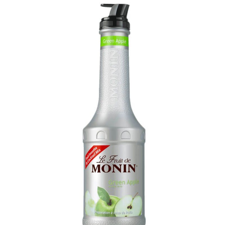 Verbrauchsartikel Barstuff Monin Sirup | Gru00Fcner Apfel Fruchtpu00Fcree Mix - Monin (1,0L)