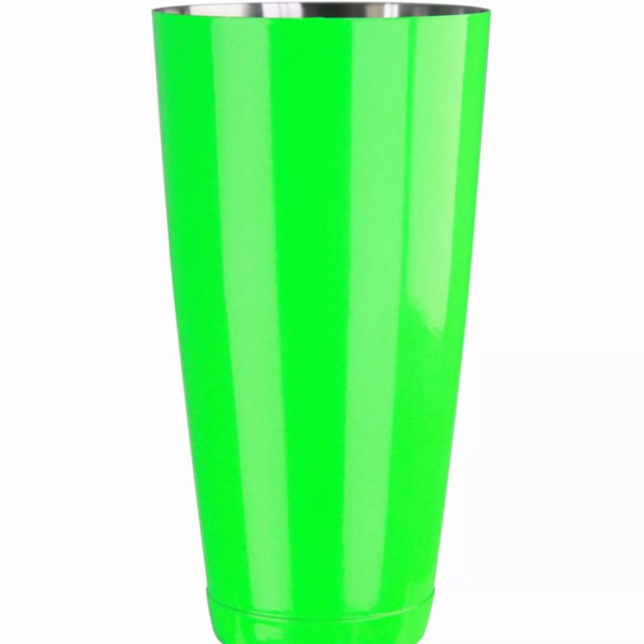 Barzubehor Barstuff Boston Shaker | Boston Shaker, Pulverbeschichteter Edelstahl - Neongru00Fcn (845Ml)