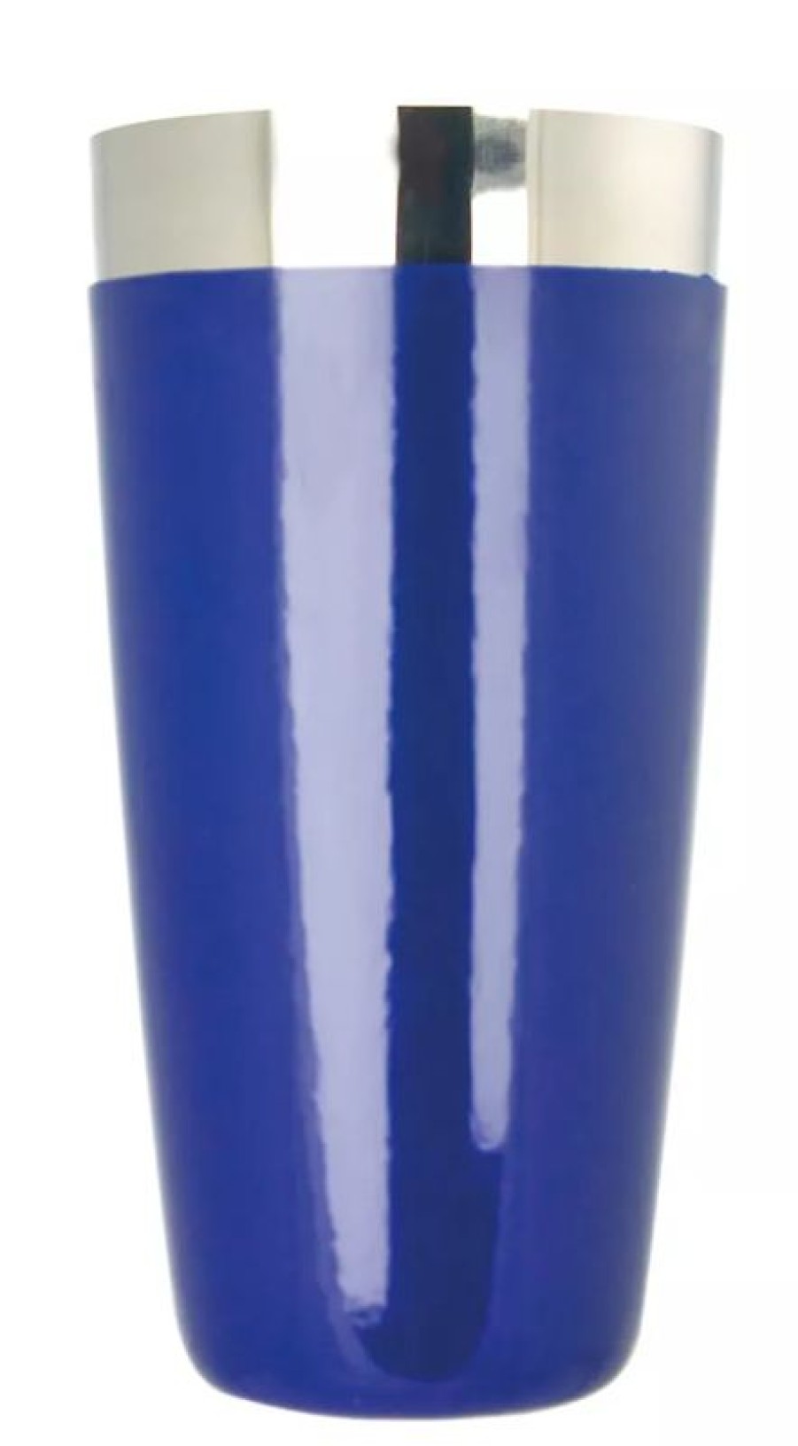 Barzubehor Barstuff Boston Shaker | Boston Shaker Blau - Edelstahl, Vinylu00Fcberzug