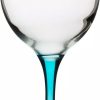 Glaser Barstuff Gin Glaser & Gin & Tonic | Ballonglas Gin&Tonic, Blauer Stiel, Gu00Fcrallar - 645Ml (1 Stk.)