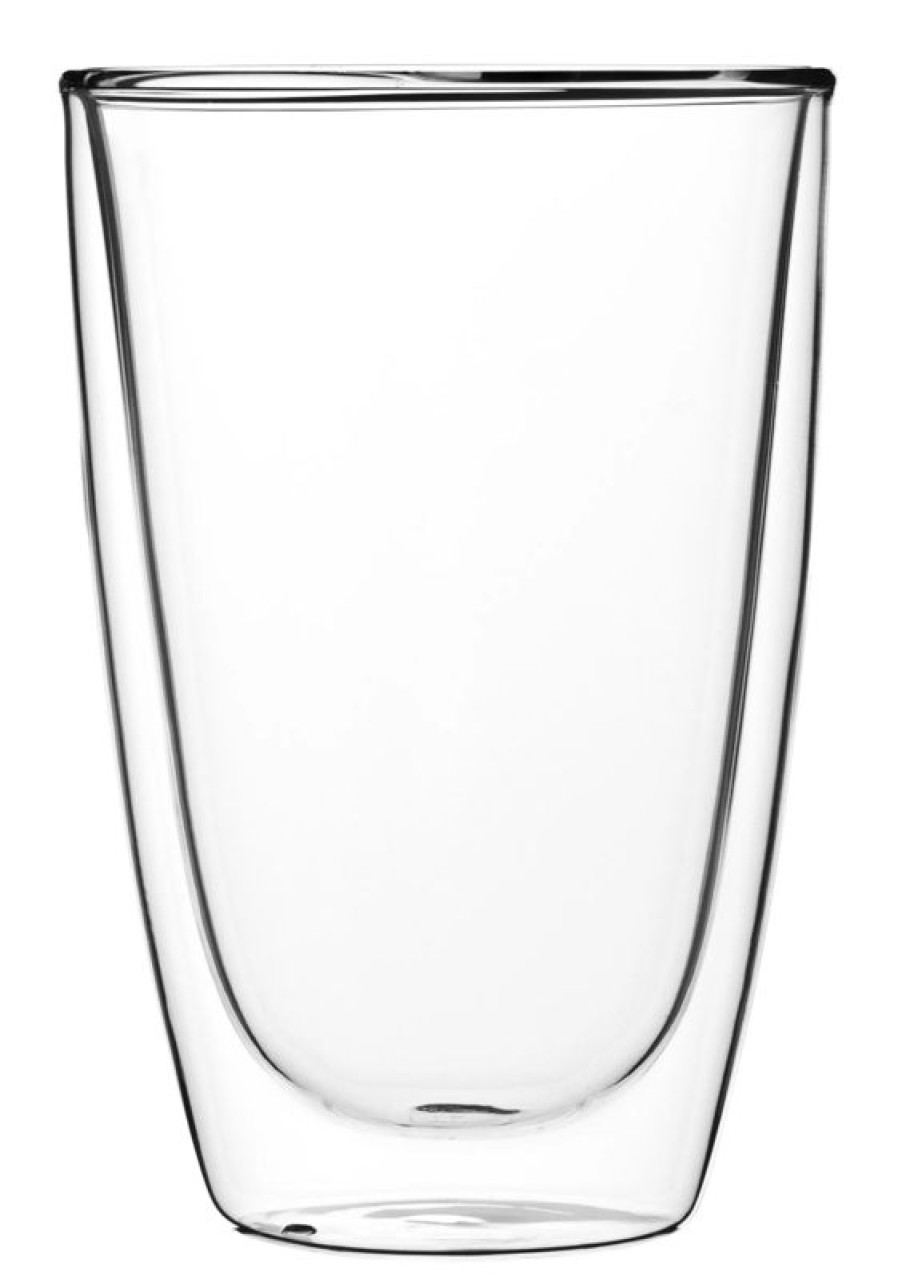 Glaser Barstuff Heisgetranke Glaser | Latte Macchiato Glas Ohne Henkel, Doppelwandig, Lounge - 0,31L