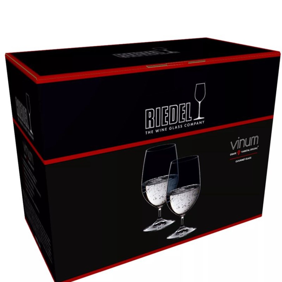 Glaser Barstuff Wasserglaser | Gourmetuniversal Glas Vinum, Riedel - 370Ml (2 Stk.)