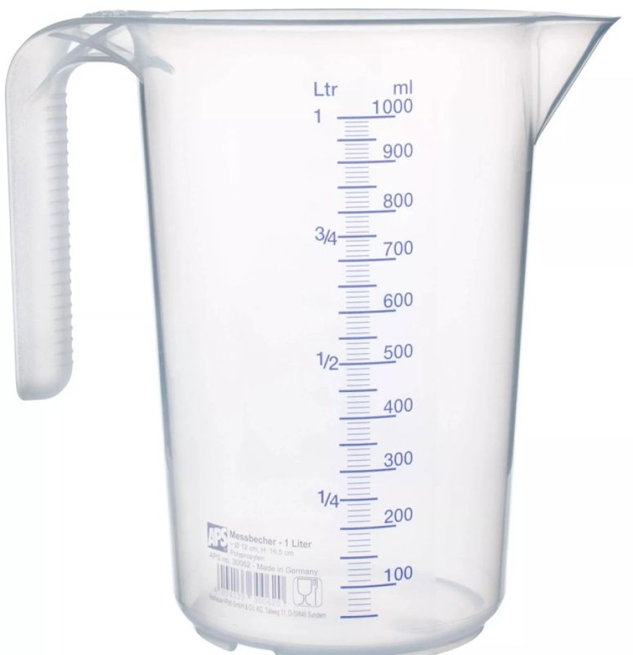 Barzubehor Barstuff Barmas & Jigger | Messbecher Stapelbar, Pp - Skalierung Bis 1000Ml