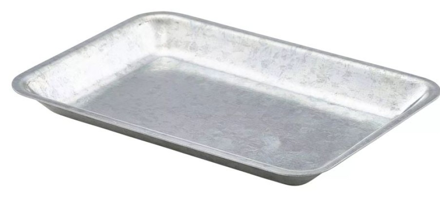 Gastetisch Barstuff Serviergeschirr | Tablett, Galvanisierter Stahl - 20X14Cm