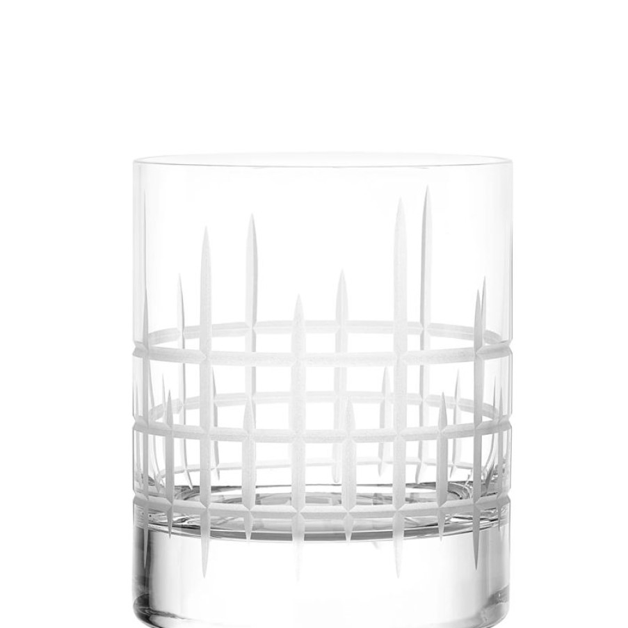 Glaser Barstuff Double Old Fashioned Glaser | Whiskyglas New York Bar Manhattan, Stu00F6Lzle - 320Ml (1 Stk.)