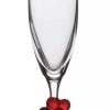 Glaser Barstuff Sektglaser | Champagnerglas Rot L'Amour, Stu00F6Lzle - 175Ml (1 Stk.)