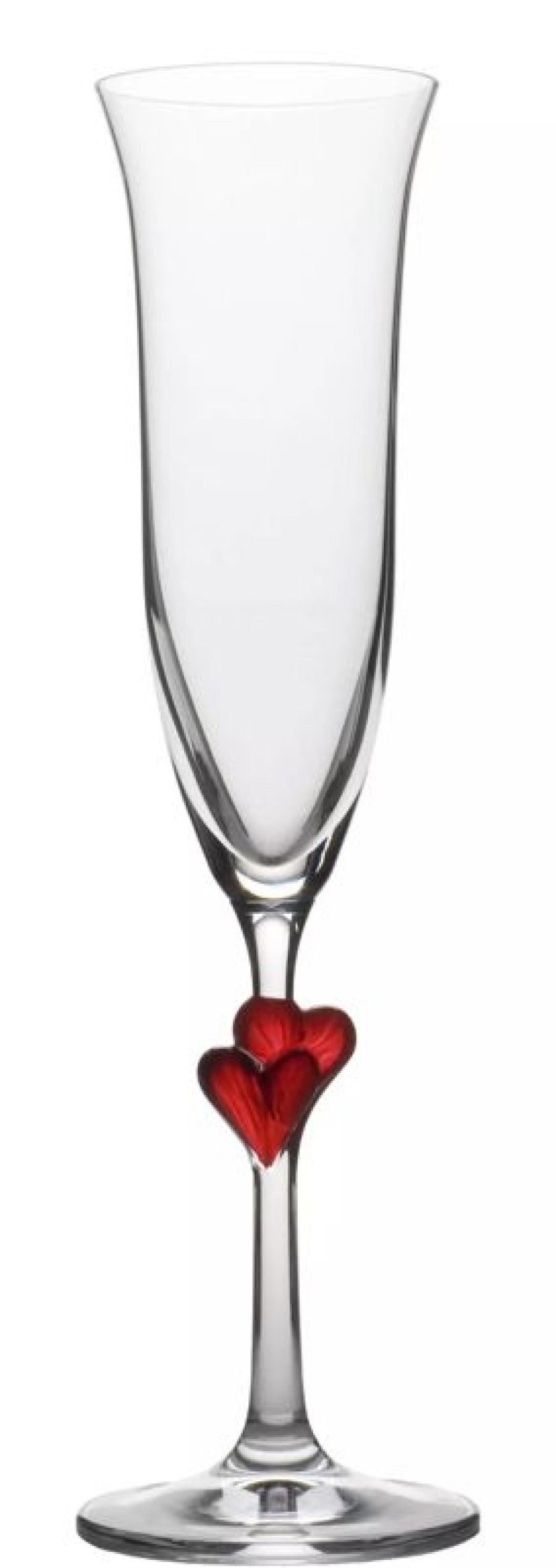 Glaser Barstuff Sektglaser | Champagnerglas Rot L'Amour, Stu00F6Lzle - 175Ml (1 Stk.)