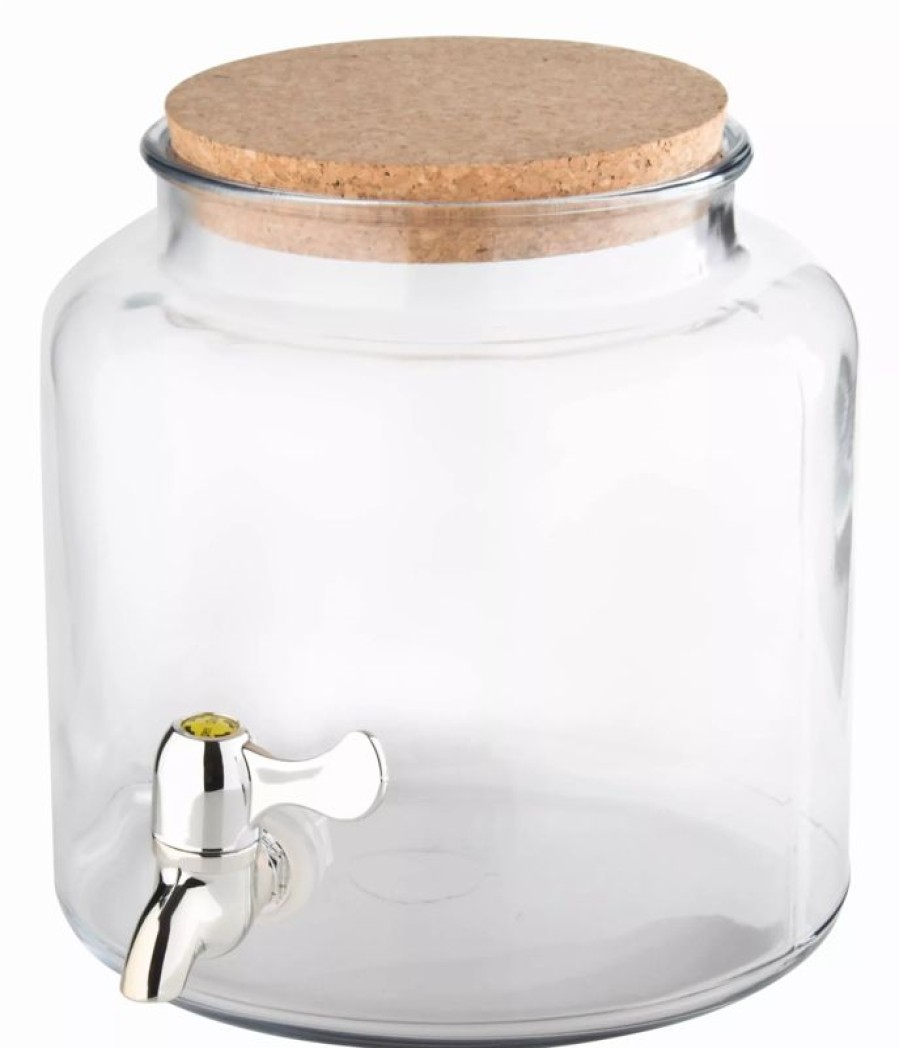 Servicepersonal Barstuff Getrankespender | Getru00E4Nkespender, Glas Mit Korkdeckel - 5,7L