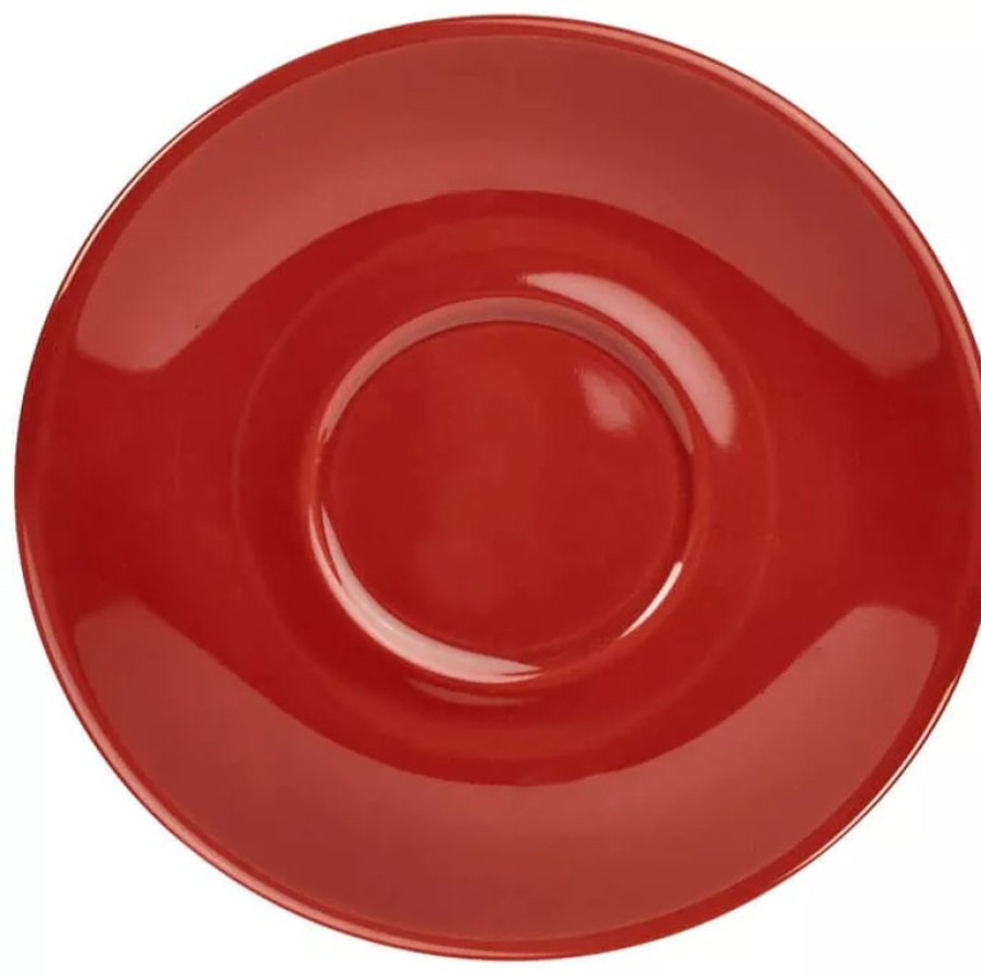 Gastetisch Barstuff Tassen & Untertassen | Untertasse Rot - 13,5Cm (6 Stk.)