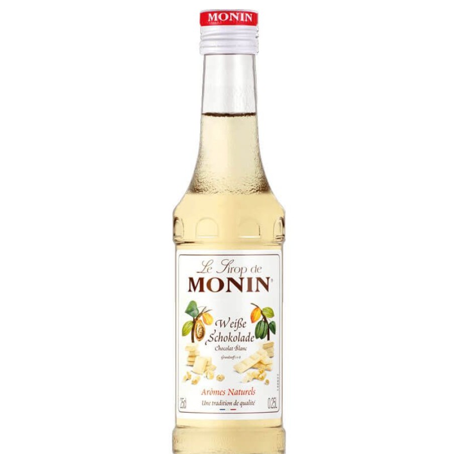 Verbrauchsartikel Barstuff Monin Sirup | Weiu00Dfe Schokolade - Monin Sirup Kleinflasche (0,25L)