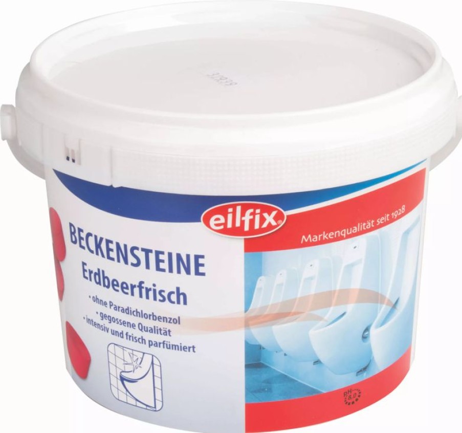 Technik & Barbau Barstuff Reinigung Waschraum | Beckensteine Fu00Fcr Urinale - Erdbeerfrisch (1 Kg)