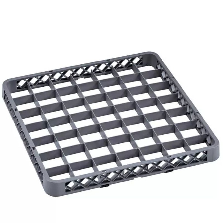 Servicepersonal Barstuff Spulkorbe | Aufsatz Spu00Fclkorb 49-Fach, Grau (Rack 98) - 50X50X4,5Cm