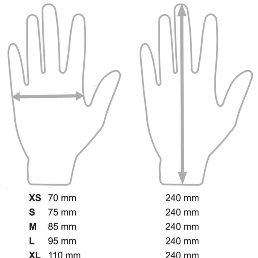 Servicepersonal Barstuff Reinigungszubehor & Hygiene | Handschuhe Nitril Weiu00Df - Xl (100 Stk.)