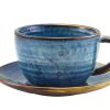 Gastetisch Barstuff Geschirr Terra | Untertasse Terra Aqua Blue - 14,5Cm (6 Stk.)