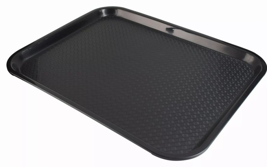 Servicepersonal Barstuff Tabletts | Tablett Pp, Schwarz - 45X35Cm