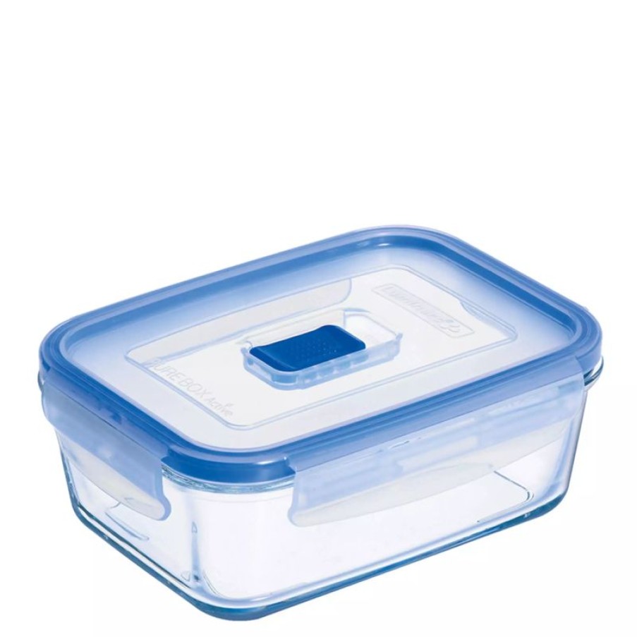 Servicepersonal Barstuff Vorratsdosen & Vorratsglaser | Glas-Vorratsdose Pure Box Active, Luminarc, Lu00E4Nglich - 820Ml