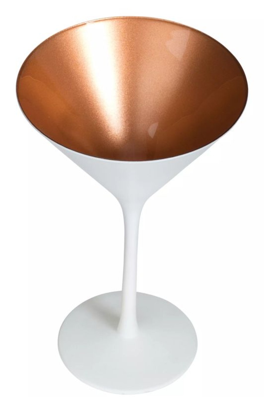 Glaser Barstuff Martini Glaser | Martiniglas, Matt Weiu00Dfbronze, Elements Stu00F6Lzle - 240Ml (1 Stk.)