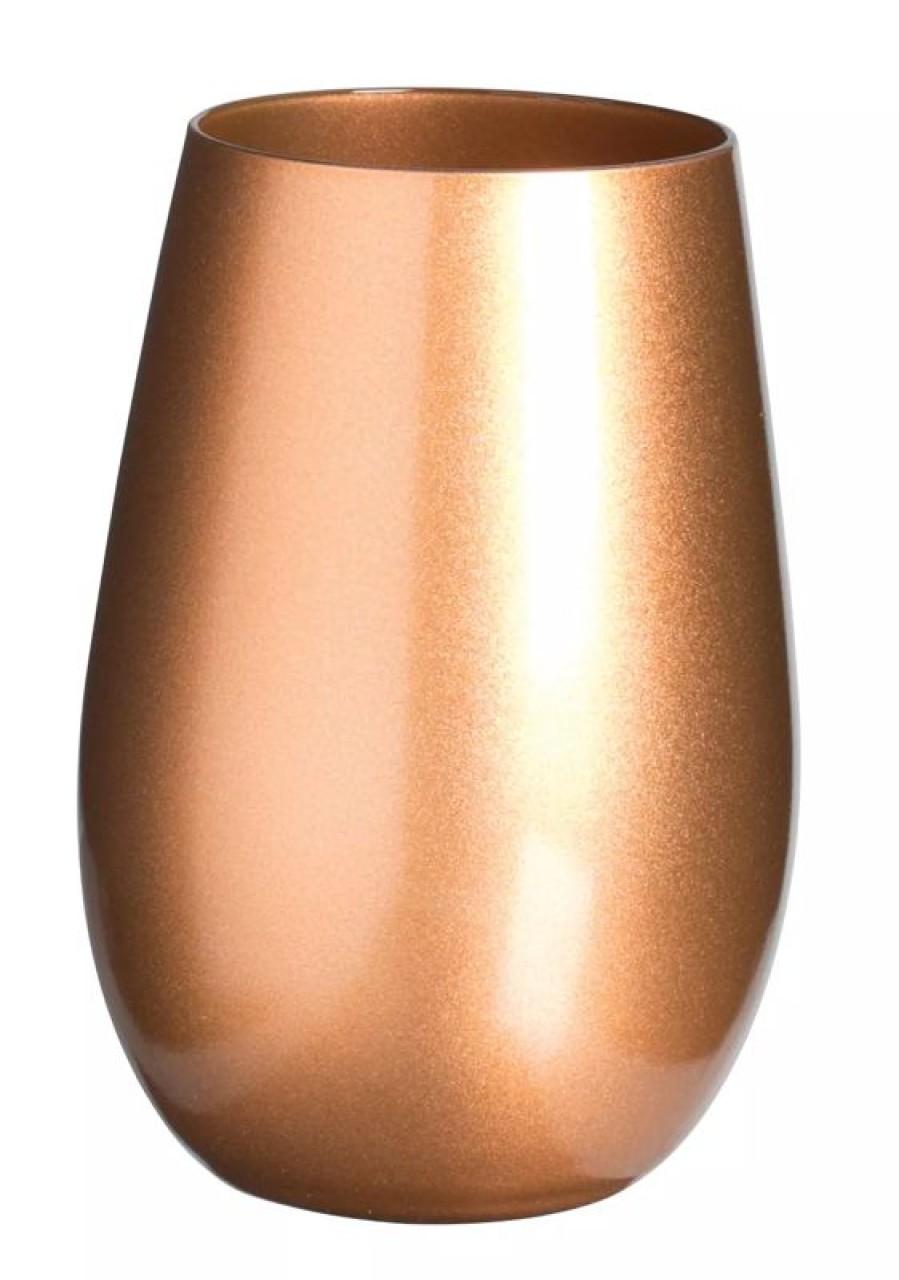 Glaser Barstuff Longdrinkglaser | Becher, Bronze, Elements Stu00F6Lzle - 465Ml (1 Stk.)