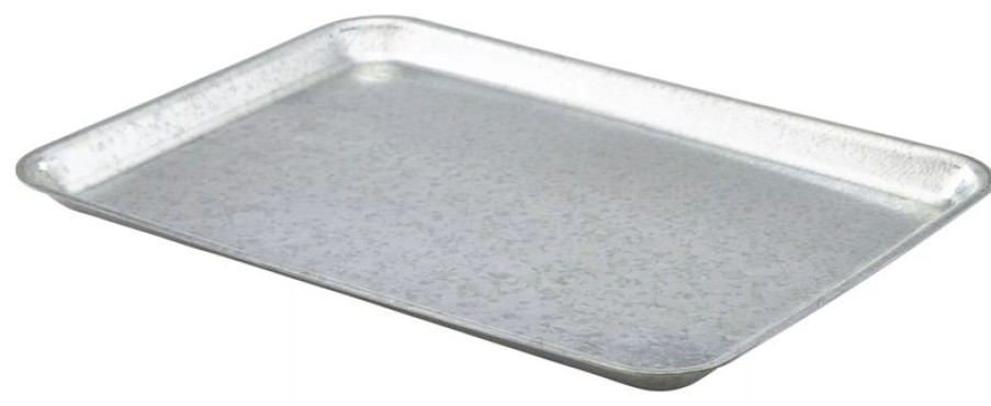 Gastetisch Barstuff Serviergeschirr | Tablett, Galvanisierter Stahl - 37X26,5Cm