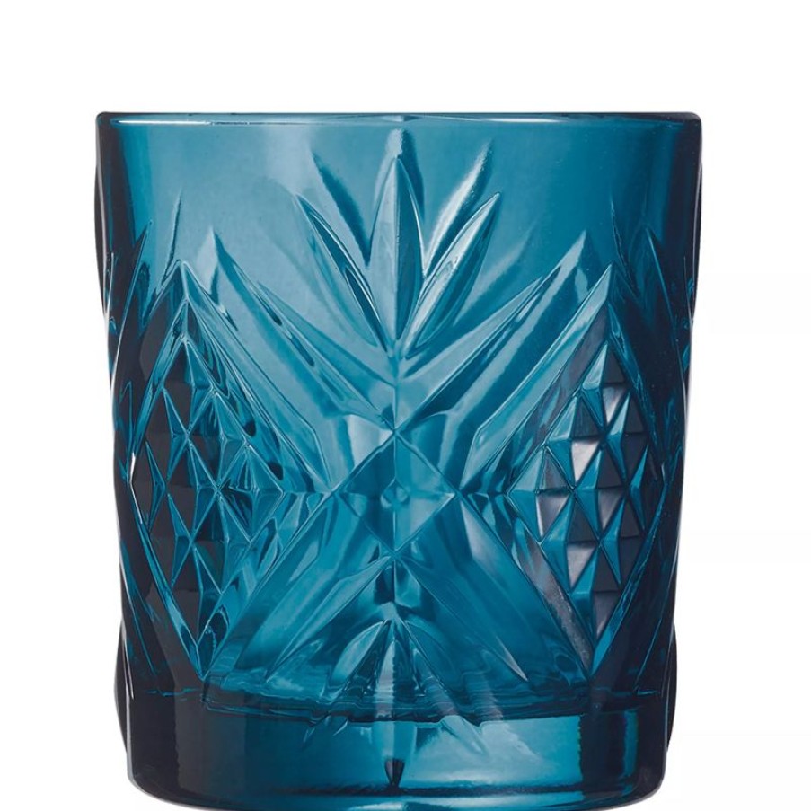 Glaser Barstuff Arcoroc | Whiskyglas Broadway Colors, Arcoroc, Blau - 300Ml (1 Stk.)