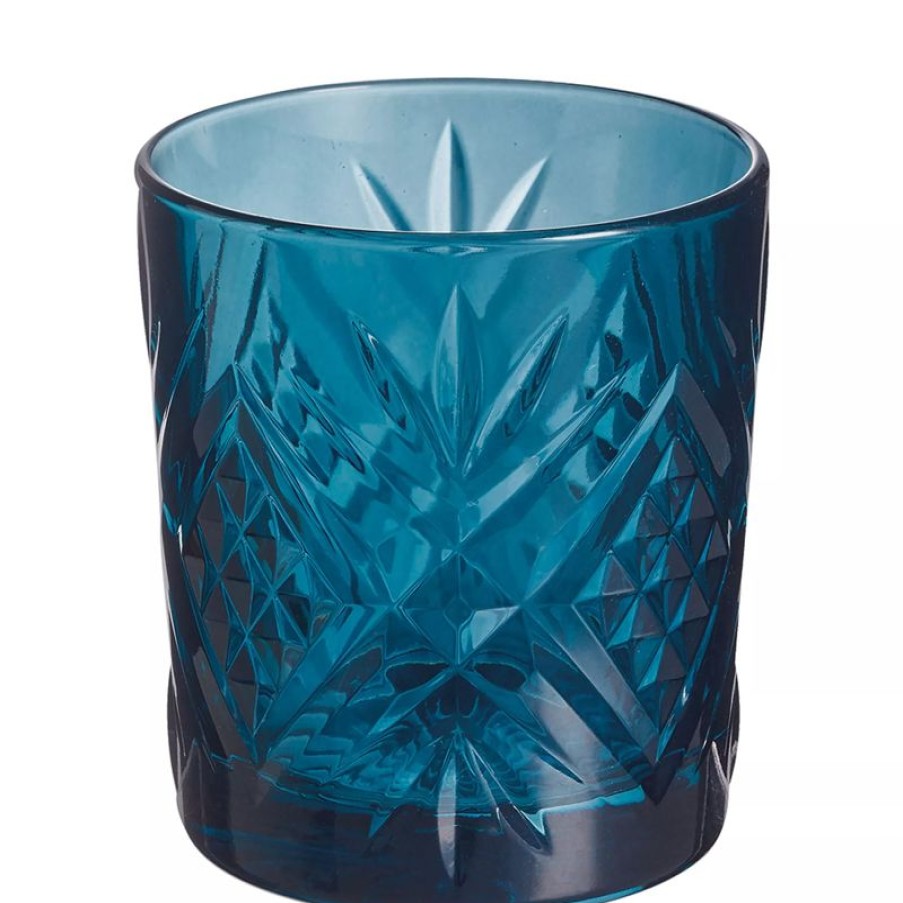 Glaser Barstuff Arcoroc | Whiskyglas Broadway Colors, Arcoroc, Blau - 300Ml (1 Stk.)