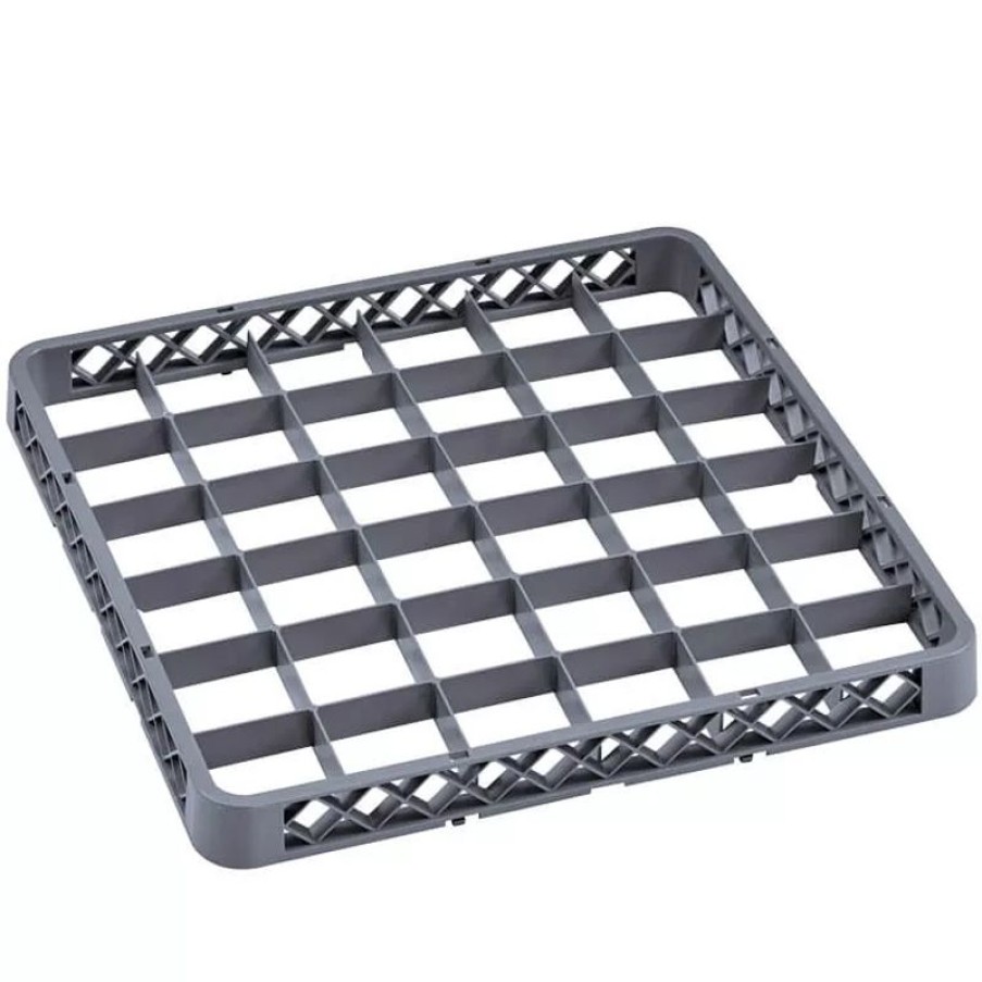 Servicepersonal Barstuff Spulkorbe | Aufsatz Spu00Fclkorb 36-Fach, Grau (Rack 98) - 50X50X4,5Cm