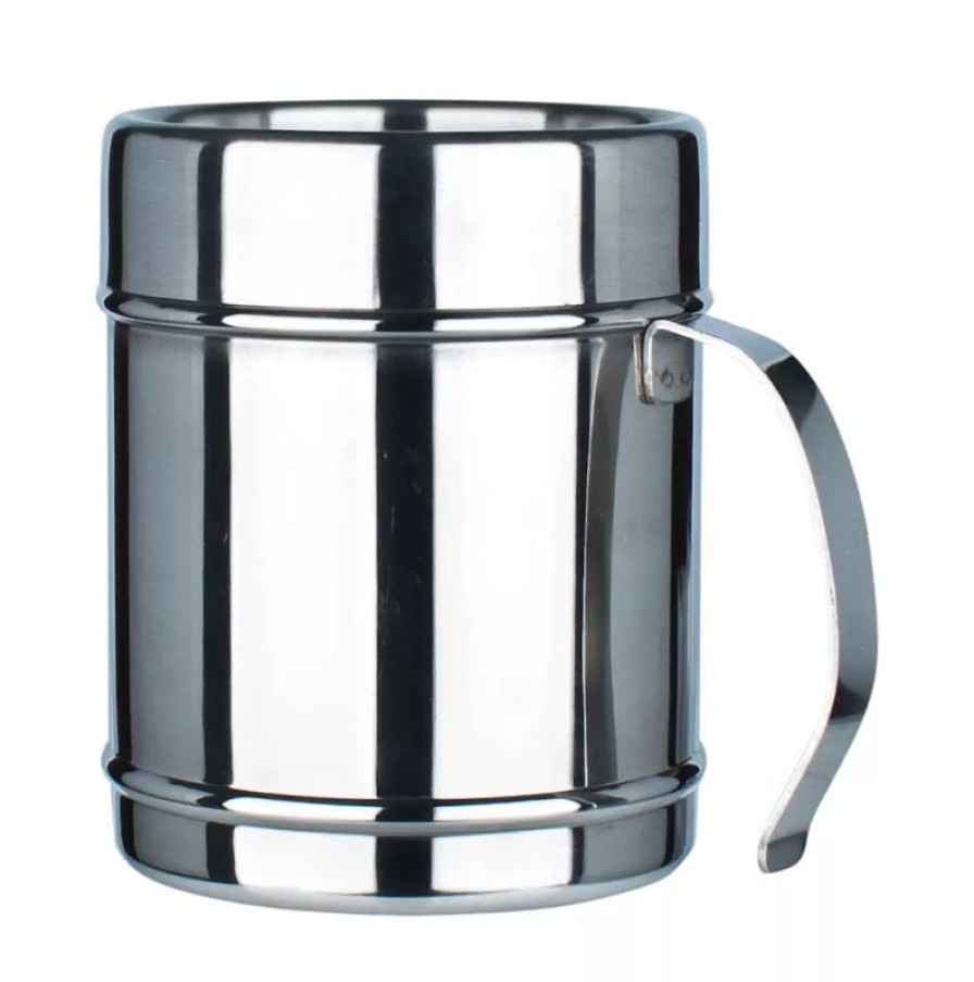 Glaser Barstuff Kupferbecher & Metallbecher | Spucknapf Spittoon, Prime Bar - Edelstahl