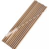 Verbrauchsartikel Barstuff Metalltrinkhalme | Trinkhalme, Edelstahl (6X215Mm), Kupferfarben - 10 Stk.-Set Mit Reinigungsbu00Fcrste