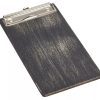 Servicepersonal Barstuff Office | Klemmbrett Lang (24,5X13Cm), Holz - Schwarz