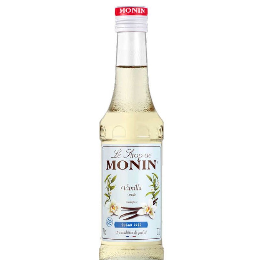 Verbrauchsartikel Barstuff Monin Sirup | Vanille Zuckerfrei (Light) - Monin Sirup Kleinflasche (0,25L)