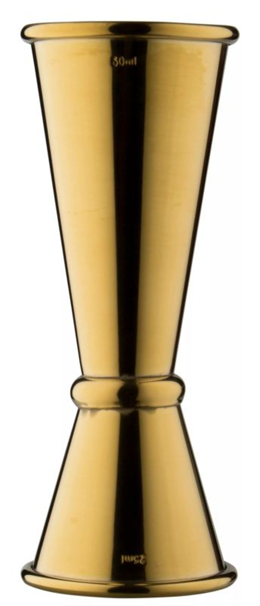 Barzubehor Barstuff Barmas & Jigger | Doppelmessbecher Jigger Japan, Golden - Edelstahl (2550Ml)