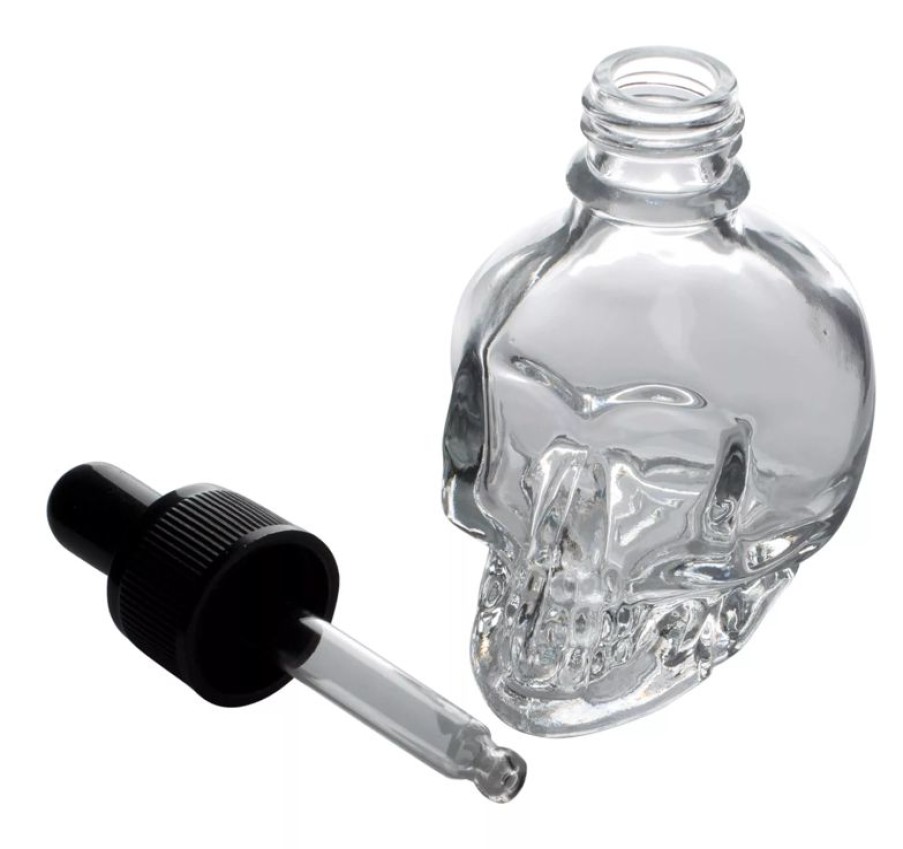 Servicepersonal Barstuff Bitterflaschen & Dashbottle | Flasche Mit Pipette, Totenkopf - 40Ml