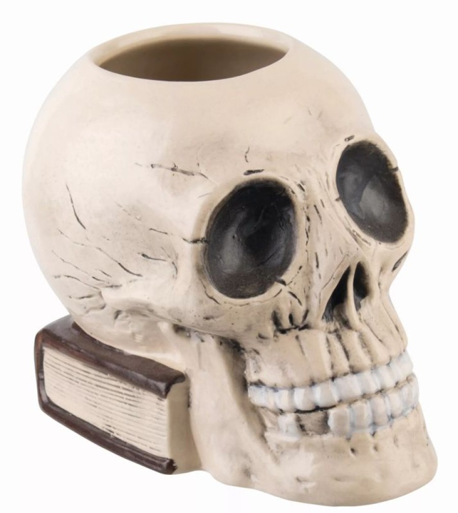 Glaser Barstuff Tiki Becher | Tiki Becher Totenkopf Mit Buch - 700Ml